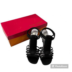 NEW YORK TRANSIT black High Heel Sandals size 7